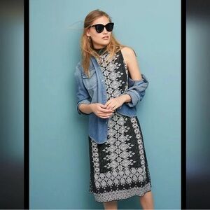 Vanessa Virginia by Anthropologie Malvina Midi Sweater Dress Size S